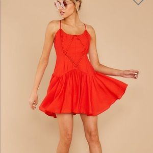 Red Dress - Song Tomato Red Dress